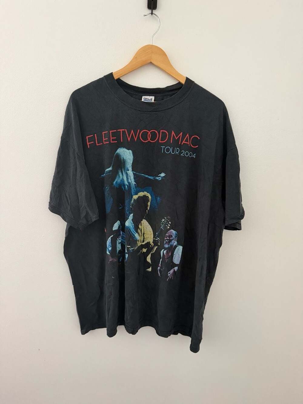 Fleetwood Mac Tour 2004 Vintage Rock Band T-Shirt Black 2XL Anvil